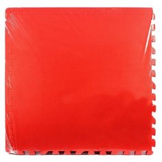 Коврик-пазл ЭкоПолимеры универсальный 60х60, красный Eco Cover