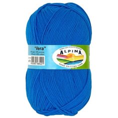 Набор пряжи Alpina "Vera", 55% акрил, 45% хлопок, 5*100 г, 280 м+/-15 м, №19 синий