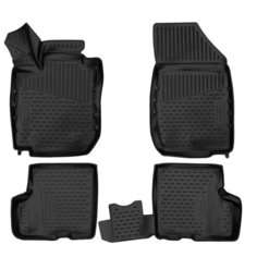 Коврики 3D в салон для LADA (ВАЗ) Largus 2021-, 5 мест, 4шт. (полиуретан) Element