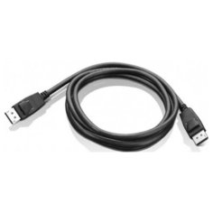 Lenovo Кабель DisplayPort 1.8м Lenovo 0A36537 круглый черный