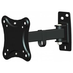 HAMA Кронштейн для телевизора Hama R1 118151 черный 10"-27" макс.15кг настенный поворот