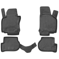 Коврики в салон VW Golf VI 04/2009->, хэтчбек, 4 шт без подлокотника (полиуретан) Element