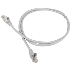Патч-корд TWT TWT-45-45 RJ-45 (m) - RJ-45 (m) CAT6 F/UTP, 1 шт., серый, 7 м