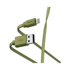 HAMA Кабель Lightning 1м HAMA 00187234 плоский зеленый