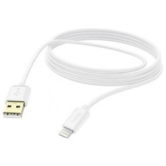 HAMA Кабель Lightning 3м HAMA 00187207 круглый белый