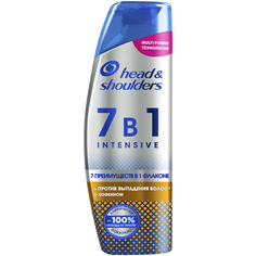 Head & Shoulders шампунь 7 в 1 Intensive Против выпадения волос с кофеином, 270 мл