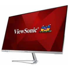 Монитор жидкокристаллический ViewSonic Монитор LCD 32 169 1920х1080FHD IPS, nonGLARE, 250cdm2, H178V178, 12001, 80M1, 16,7 миллионов цветов, 4ms, VGA, HDMI, DP, Tilt, Speakers, 3Y, Серебристый
