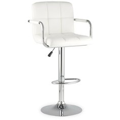 Стул STOOL GROUP Малави, металл/искусственная кожа, цвет: белый