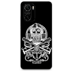 Силиконовый чехол "Тату моряк" на Xiaomi Poco F3 / Сяоми Поко F3 Case Place