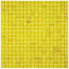 NW98 Мозаика одноцветная чип 15 стекло Alma Mono Color желтый квадрат глянцевый