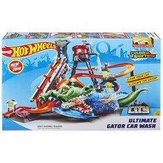 Трек Hot Wheels City Ultimate Gator Car Wash FTB67