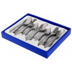 Павловский завод им. Кирова Набор столовых приборов Тройка СНР-22/52, 36 предметов серебристый