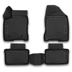 Коврики в салон LADA Vesta, 2015->, 4 штуки (полиуретан) Element