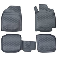 Коврики в салон TOYOTA Premio 4 шт. (полиуретан, серый) Element
