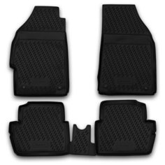 Коврики в салон CHEVROLET Spark 2010->, 4 шт. (полиуретан) Element