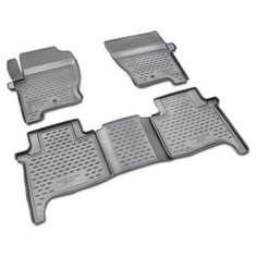 Коврики в салон LAND ROVER Range Rover Sport 2005-2012, 4 шт. (полиуретан, серые) Element