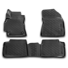 Коврики 3D в салон LIFAN Cebrium, 2014->, 4 шт. (полиуретан) Element