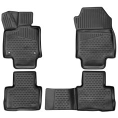 Коврики 3D в салон для TOYOTA RAV4 2019- , 4шт. (полиуретан) Element