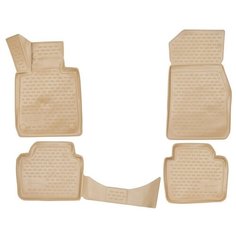 Коврики 3D в салон BMW 3 F30, 2012-> 4 шт. (полиуретан, бежевые) Element