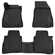Коврики 3D в салон NISSAN Tiida, 03/2015->, хэтчбек, 4 шт. (полиуретан) Element