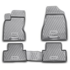 Коврики в салон подходит для NISSAN X-Trail T31 (II, IIp), 2007-2013, 4 шт. (серые) Element