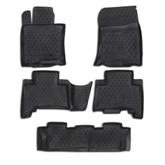 Коврики 3D в салон LEXUS GX460 02/2010-, 5 шт. (полиуретан) Element