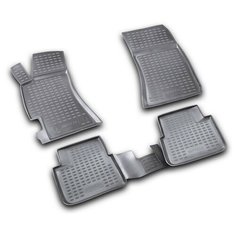 Коврики в салон SUBARU Impreza 2007->, 4 шт. (полиуретан, серые) Element