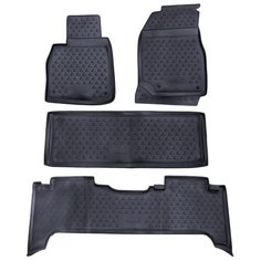 Коврики в салон LEXUS LX470 1998-2007, 4 шт. (полиуретан, серые) Element