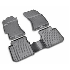 Коврики в салон SUBARU Outback 2003-2009, 4 шт. (полиуретан, серые) Element