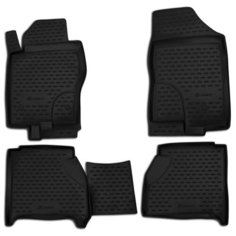 Коврики в салон NISSAN Navara, 2010-2015, 4 шт. (полиуретан) Element
