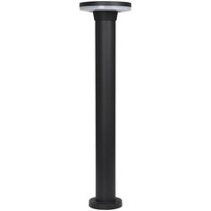 Декоративный светодиодный садово-парковый светильник с направлением света вниз Apeyron 14-19. Фонарь напольный с круглым основанием. Уличное LED освещение обладает белым цветом свечения. 220В, 7Вт, IP54, 700Лм, 5000K, D10х60 см