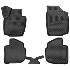Коврики 3D в салон для SKODA Rapid, 2013-2020, 2020->, лифтбек, 4шт. (полиуретан) Element