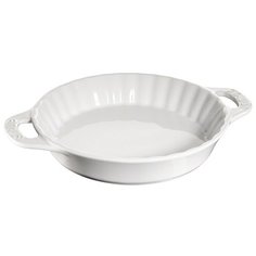Форма для пирога керамическая, диаметр 28 см, цвет белый, Staub, 40511-169
