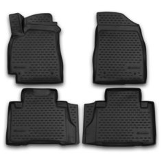 Коврики 3D в салон подходят для GEELY Emgrand X7, 2011-2018, 4 шт. (полиуретан) Element