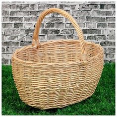 Корзина «Ягодное лукошко», дно:24х16 см, верх: 28х23 см, H=14/27 см, лоза 3426251 Сима ленд