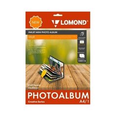LOMOND Фотобумага Lomond Мини Альбом большой квадрат 1500117 A4 32x40мм/1л./белый матовое для струйной печати