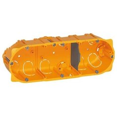 Legrand Электромонтажная коробка Legrand Batibox для перегородок3 поста глубина 40мм 80043