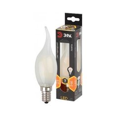 ЭРА Б0027954 Светодиодная лампа свеча на ветру матовая F-LED BXS-7w-827-E14 frozed ERA
