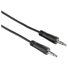 HAMA Кабель аудио Hama H-122307 Jack 3.5 (f)/Jack 3.5 (f) 0.75м. черный (00122307)