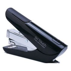 KW-trio Степлер Kw-Trio 0556B-BLK Mini Air touch 24/6 26/6 (20листов) черный 50скоб пластик коробка