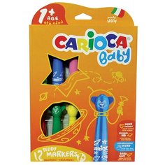 Carioca Фломастеры "Teddy Marker 1+" 12 шт. (42816)
