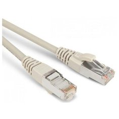 Hyperline Патч-корд STP 5E категории 0.5м Hyperline PC-LPM-STP-RJ45-RJ45-C5e-0.5M-LSZH-GY экранированный серый