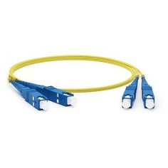 Hyperline Патч-корд Hyperline FC-D2-9-SC/UR-SC/UR-H-3M-LSZH-YL волоконно-оптический шнур 3м