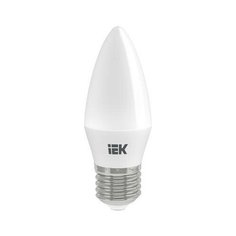 IEK Лампа светодиодная свеча IEK C35 E27 9W 4000K LLE-C35-9-230-40-E27