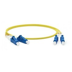 Hyperline Патч-корд Hyperline FC-D2-504-LC/PR-LC/PR-H-1M-LSZH-MG волоконно-оптический (шнур) MM 50/125(OM4), LC-LC, duplex, 10G/40G, LSZH, 1 м