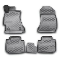 Коврики в салон SUBARU Forester, 2013-2018, 4 шт. (полиуретан)Уду Element