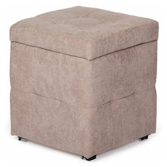 Пуф банкетка Деко малый, цвет какао, Delicatex