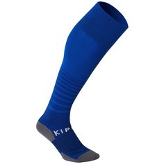 Гетры футбольные детские F500 KIPSTA Х Decathlon Яркий Индиго 27/30