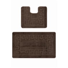 Комплект ковриков для ванной и туалета Confetti Bath Maximus Ethnic 2599 Chocolate BQ комплект (60*100 см)