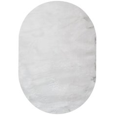 Пушистый ковер с мягким длинным ворсом Rabbit Rex E11 овал (80*160 см) Deluxe Carpet